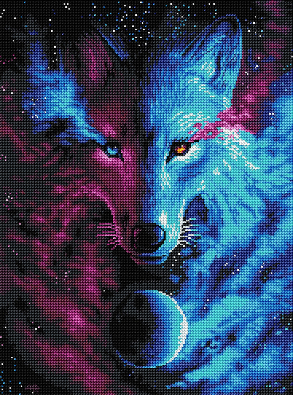 Where Light and Dark Meet — Diamond Painting Kit
